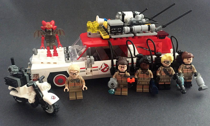 ghostbusters ecto 1 lego set